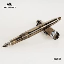 image-1piece JINHAO 992 Silver Clip Fountain Pen 12 Colors for Choose 0.5mm High Quality Ink Pens School and Office Writing Stationery