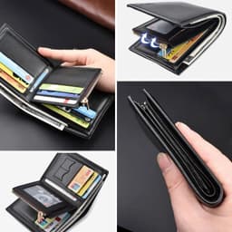 image-Custom Engraved Wallet,Personalized Photo Wallets for Men,Husband,Dad,Son,Personalized Gifts for Bithday Anniversary Day