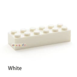image-20pcs DIY Building Blocks Thick Figures Bricks 2x6 Dots Educational Creative Size Compatible With 2456 Plastic Toys for Children