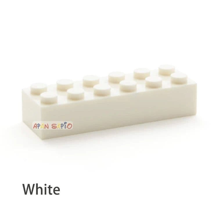 image-20pcs DIY Building Blocks Thick Figures Bricks 2x6 Dots Educational Creative Size Compatible With 2456 Plastic Toys for Children