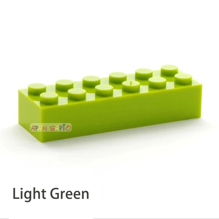 image-20pcs DIY Building Blocks Thick Figures Bricks 2x6 Dots Educational Creative Size Compatible With 2456 Plastic Toys for Children