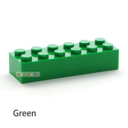 image-20pcs DIY Building Blocks Thick Figures Bricks 2x6 Dots Educational Creative Size Compatible With 2456 Plastic Toys for Children