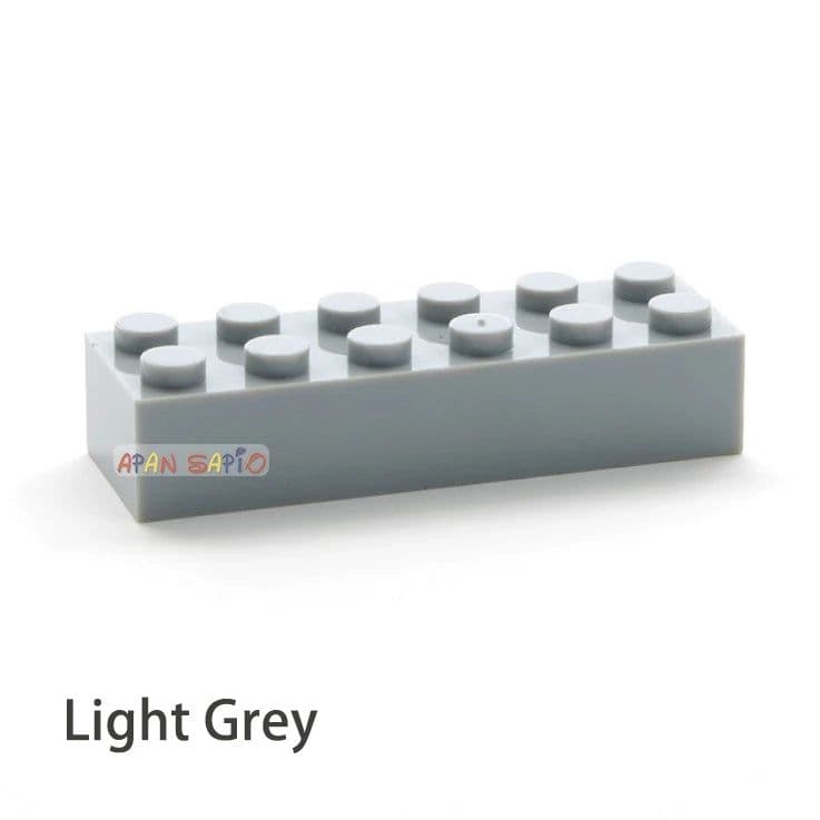 image-20pcs DIY Building Blocks Thick Figures Bricks 2x6 Dots Educational Creative Size Compatible With 2456 Plastic Toys for Children