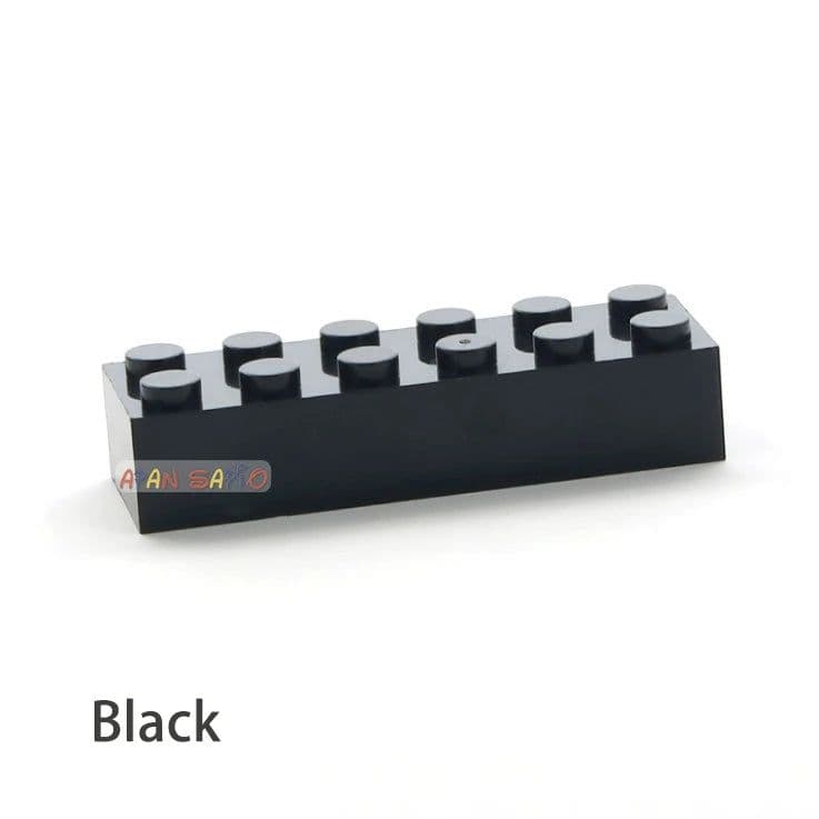 image-20pcs DIY Building Blocks Thick Figures Bricks 2x6 Dots Educational Creative Size Compatible With 2456 Plastic Toys for Children