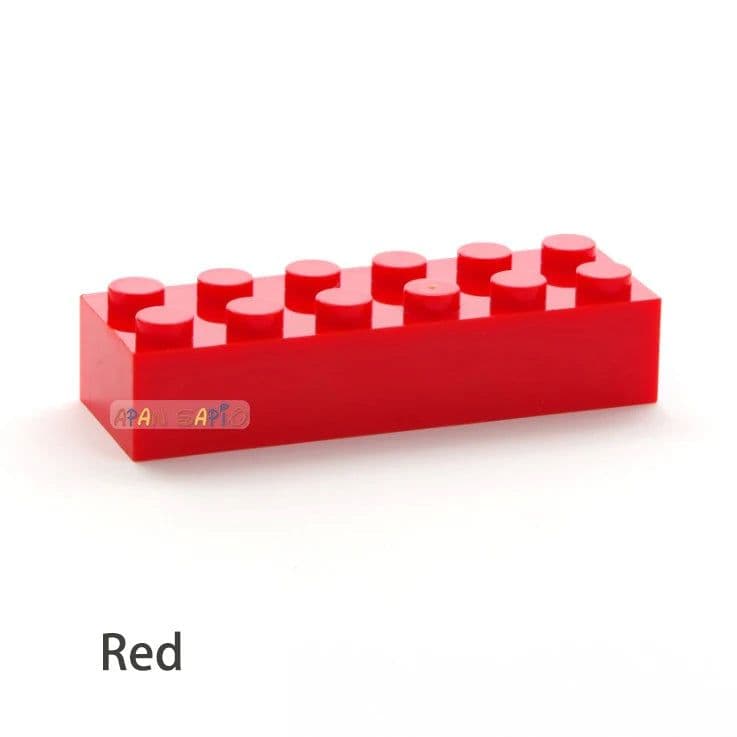 image-20pcs DIY Building Blocks Thick Figures Bricks 2x6 Dots Educational Creative Size Compatible With 2456 Plastic Toys for Children