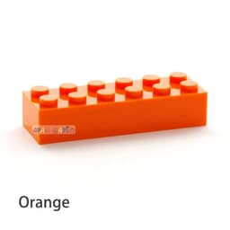 image-20pcs DIY Building Blocks Thick Figures Bricks 2x6 Dots Educational Creative Size Compatible With 2456 Plastic Toys for Children
