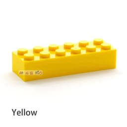 image-20pcs DIY Building Blocks Thick Figures Bricks 2x6 Dots Educational Creative Size Compatible With 2456 Plastic Toys for Children
