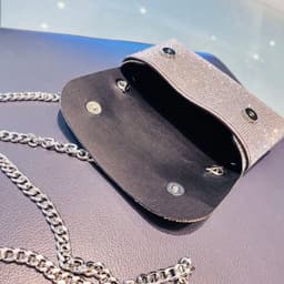image-JIOMAY Rhinestones Bag for Women 2024 Mini Purses and Handbags Clutch Wallets Ladies PU Leather Chain Party Evening Shoulder Bag