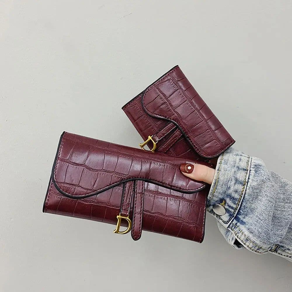 image-Wallets Fashion Luxury Brand Leather Hasp Purse Women Ladies Coin Card Bag for Female Purse Money Clip Wallet Card Holder
