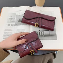 image-Wallets Fashion Luxury Brand Leather Hasp Purse Women Ladies Coin Card Bag for Female Purse Money Clip Wallet Card Holder