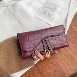 image-Wallets Fashion Luxury Brand Leather Hasp Purse Women Ladies Coin Card Bag for Female Purse Money Clip Wallet Card Holder