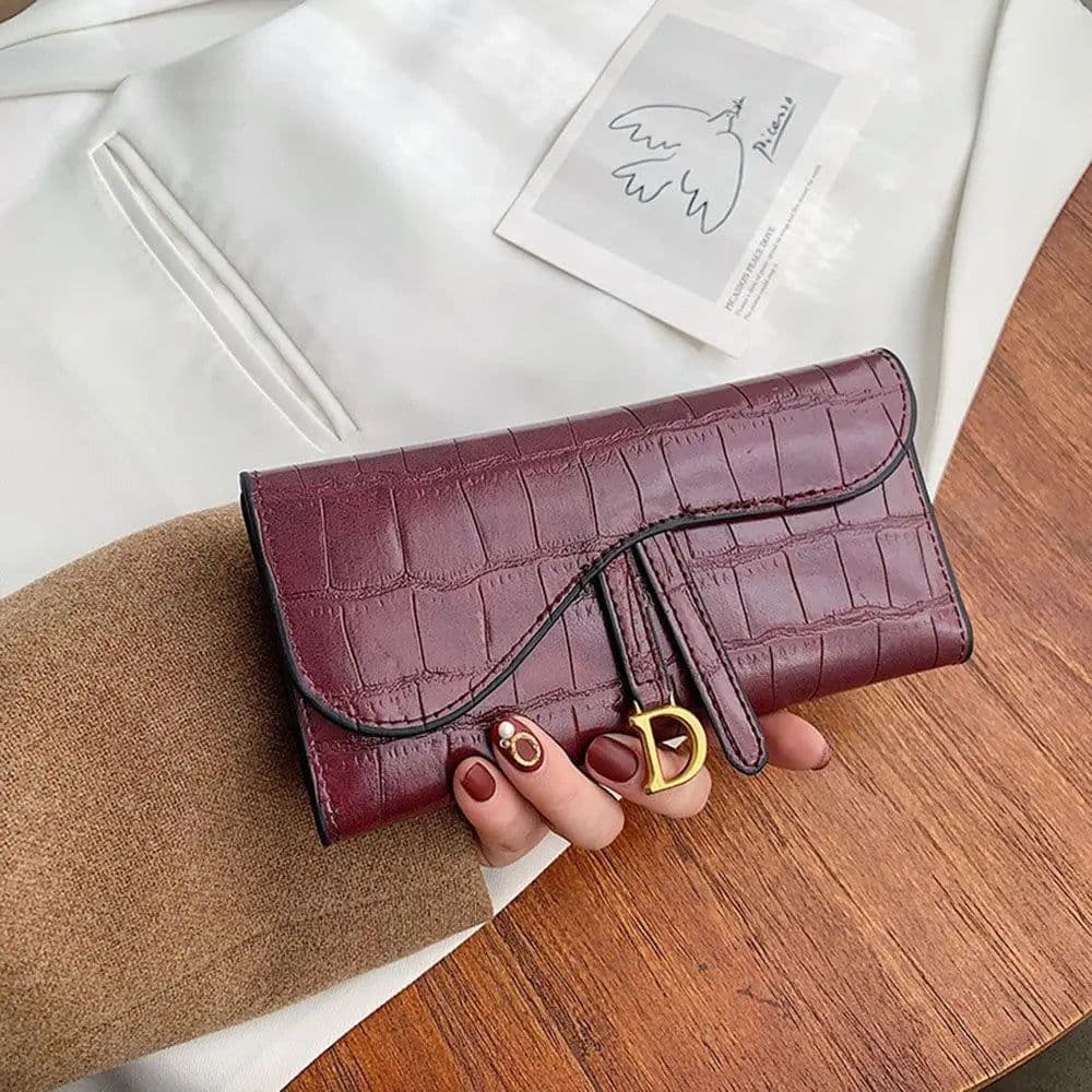 image-Wallets Fashion Luxury Brand Leather Hasp Purse Women Ladies Coin Card Bag for Female Purse Money Clip Wallet Card Holder
