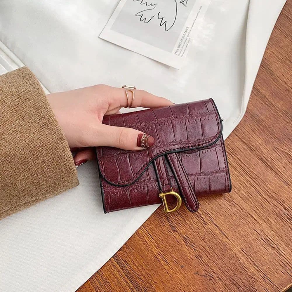 image-Wallets Fashion Luxury Brand Leather Hasp Purse Women Ladies Coin Card Bag for Female Purse Money Clip Wallet Card Holder