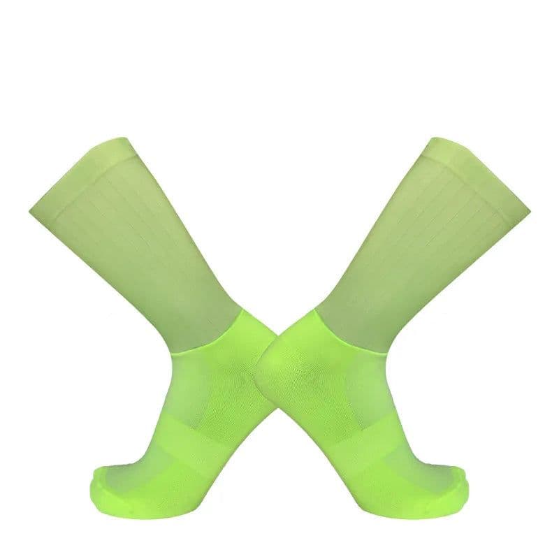 image-Anti Slip Silicone Summer Aero Socks Whiteline Cycling Socks Men Bicycle Sport Running Bike Socks Calcetines Ciclismo