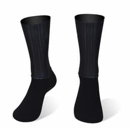 image-Anti Slip Silicone Summer Aero Socks Whiteline Cycling Socks Men Bicycle Sport Running Bike Socks Calcetines Ciclismo