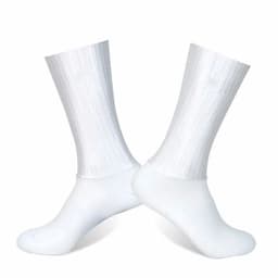 image-Anti Slip Silicone Summer Aero Socks Whiteline Cycling Socks Men Bicycle Sport Running Bike Socks Calcetines Ciclismo