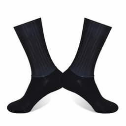 image-Anti Slip Silicone Summer Aero Socks Whiteline Cycling Socks Men Bicycle Sport Running Bike Socks Calcetines Ciclismo