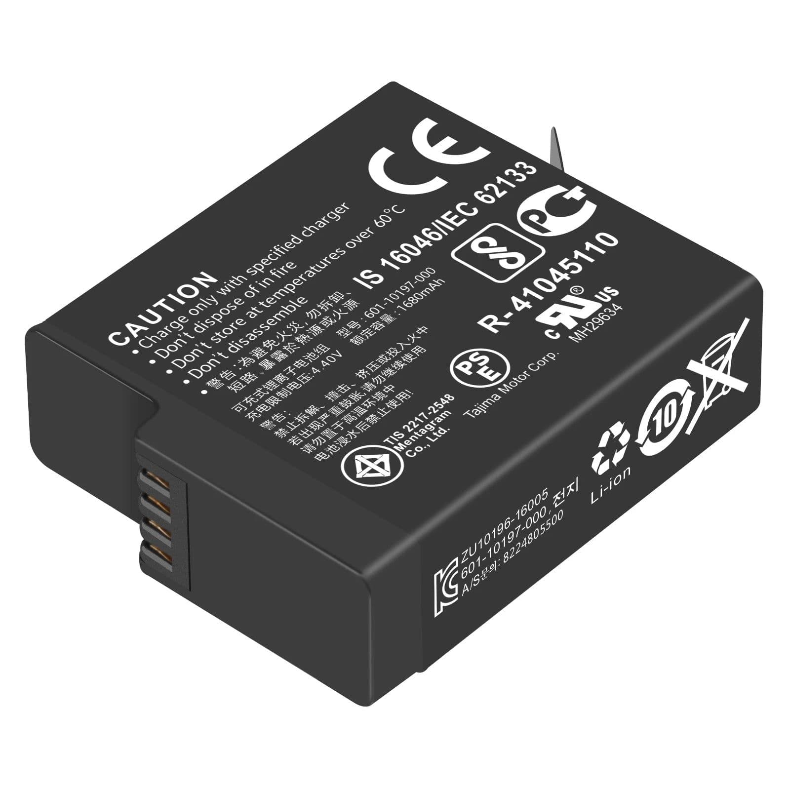 image-Original probty for GoPro Hero 7 hero 6 hero 5 Black Battery or Triple Charger for Go Pro Hero7 6 hero5 Black camera battery