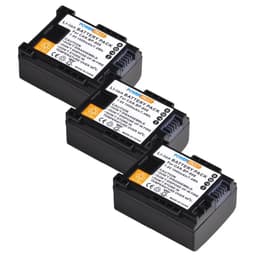 image-PowerTrust BP-808 Bateria BP 808 Battery+USB Dual Charger for Canon BP-827 BP 827 BP-819 BP-807 BP-809 XA10 HF20 HF10 HF100 HG20