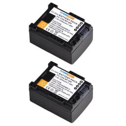 image-PowerTrust BP-808 Bateria BP 808 Battery+USB Dual Charger for Canon BP-827 BP 827 BP-819 BP-807 BP-809 XA10 HF20 HF10 HF100 HG20