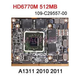 image-Original HD4670M HD5670M HD6750M HD6770M 256MB 512MB Video Card For Apple iMac 21.5" A1311 Graphic Card 2009 2010 2011 Years