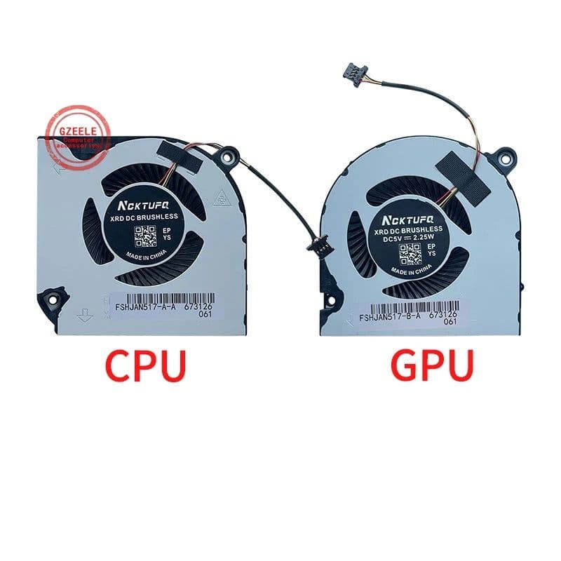 image-5V GPU CPU Cooling Fan For Acer Nitro 5 AN515-43 AN515-54 AN517-51 Nitro 7 AN715-51 N18C3 Aspire A715-74G A715-75G -55XU N19C5