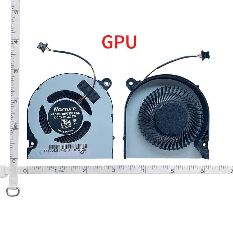image-5V GPU CPU Cooling Fan For Acer Nitro 5 AN515-43 AN515-54 AN517-51 Nitro 7 AN715-51 N18C3 Aspire A715-74G A715-75G -55XU N19C5