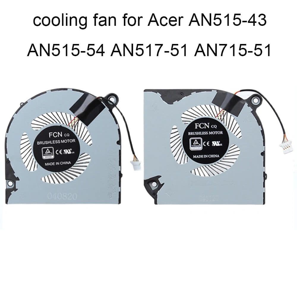 image-5V Computer Cooler GPU CPU Cooling Fan for Acer Nitro 5 AN515-43 AN515-54 AN517-51 Nitro7 AN715-51 Notebook PC Fans Radiator New