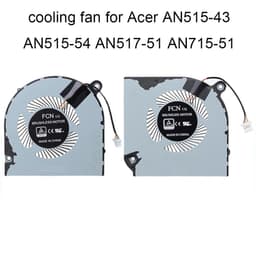 image-5V Computer Cooler GPU CPU Cooling Fan for Acer Nitro 5 AN515-43 AN515-54 AN517-51 Nitro7 AN715-51 Notebook PC Fans Radiator New
