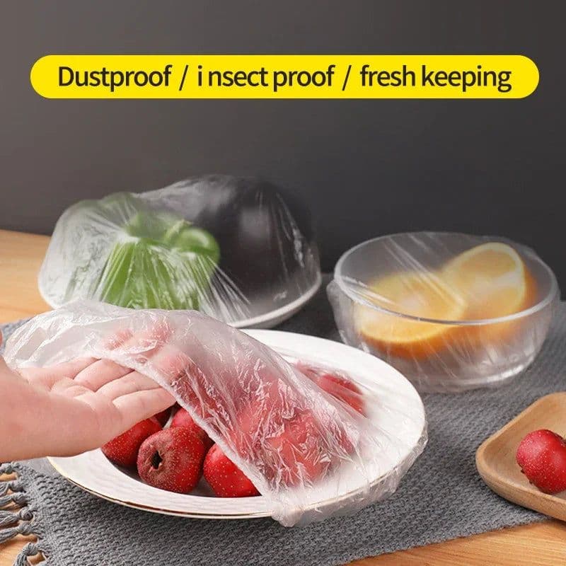 image-100pcs Disposable Shower Cap Elastic Mesh Shape Non-woven Bath Hat for Eyelash Extension Clear Waterproof Hair Hat Shower Cap