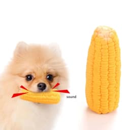 image-New Pet Toys Squeak Toys Latex Corn shape Puppy Dogs Toy Pet Supplies Training Playing Chewing Dog Toys For Small Dogs