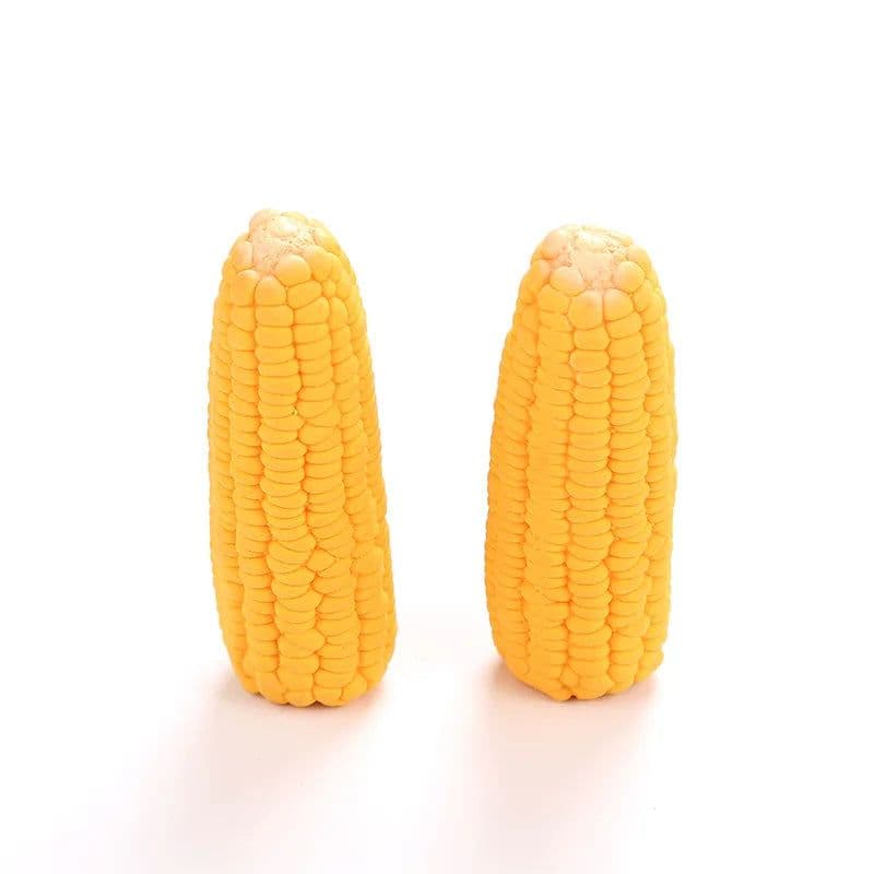image-New Pet Toys Squeak Toys Latex Corn shape Puppy Dogs Toy Pet Supplies Training Playing Chewing Dog Toys For Small Dogs