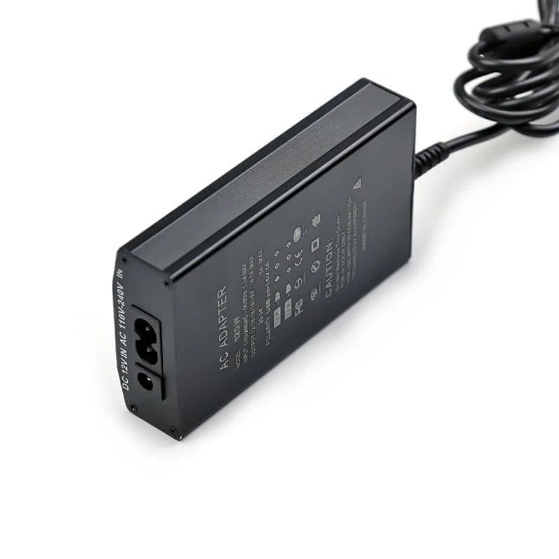 image-Adjustable 120W 220v 110v To 12V 15V 16V 18V 19V 20V 22V 24V Car Charger Universal AC DC Power Adapter Supply Usb Notebook
