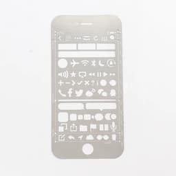 image-Multifunctional stainless steel hollow ruler cat Geometric figure drawing stencils templates metal ruler Diy Tool Diary Template