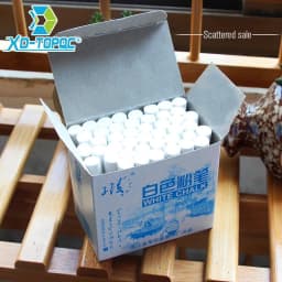 image-XinDi Dustless White Drawing Chalk For School Education Chalks High Quality Stationary Office Supplies Marker White Tizas CK03