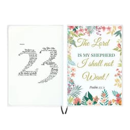 image-Psalm 23 - The LORD Is My Shepherd - Motivational Quotes Notebook Bible Verse Diary Note Book Filofax For Jesus Christian Gift