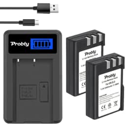 image-2400mAh EN EL9 EN EL9A EN-EL9 EL9A ENEL9 Batteries + LED Charger MH-23 for Nikon D40 D40X D60 D3000 D5000 Digital Camera battery