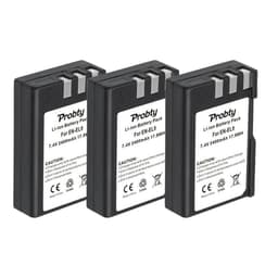image-2400mAh EN EL9 EN EL9A EN-EL9 EL9A ENEL9 Batteries + LED Charger MH-23 for Nikon D40 D40X D60 D3000 D5000 Digital Camera battery