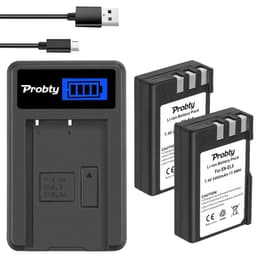image-2400mAh EN EL9 EN EL9A EN-EL9 EL9A ENEL9 Batteries + LED Charger MH-23 for Nikon D40 D40X D60 D3000 D5000 Digital Camera battery