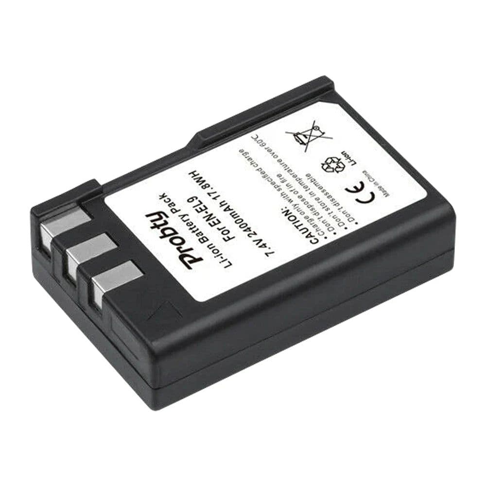 image-2400mAh EN EL9 EN EL9A EN-EL9 EL9A ENEL9 Batteries + LED Charger MH-23 for Nikon D40 D40X D60 D3000 D5000 Digital Camera battery