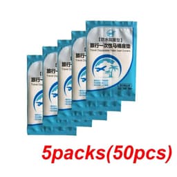 image-30/50PCS Disposable Toilet Seat Cover Type Travel Camping Hotel Bathroom Accessory Paper Waterproof Soluble Water