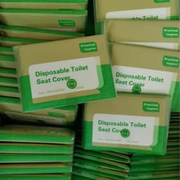 image-30/50PCS Disposable Toilet Seat Cover Type Travel Camping Hotel Bathroom Accessory Paper Waterproof Soluble Water