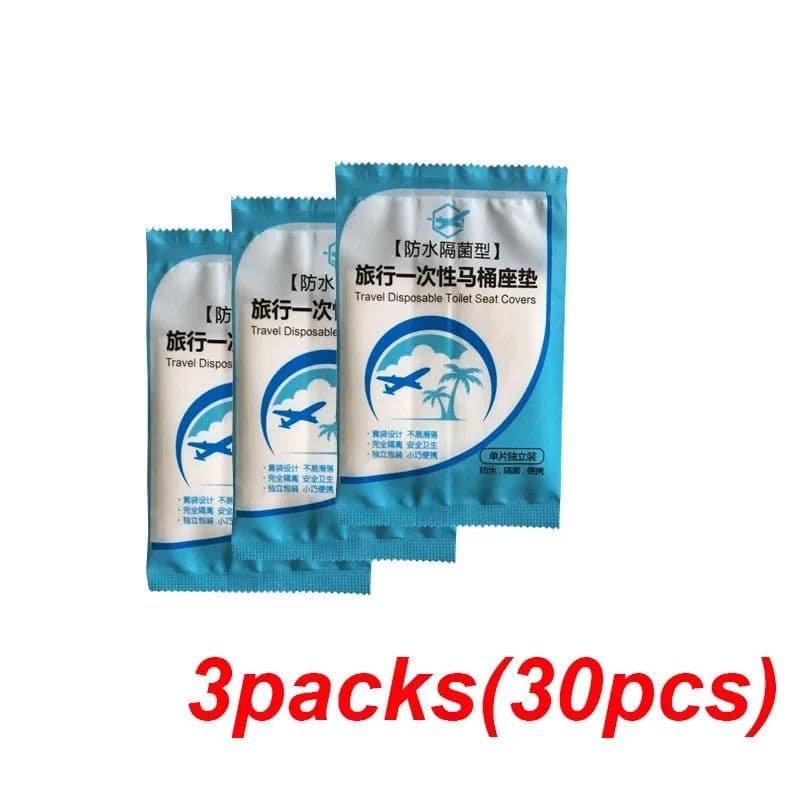 image-30/50PCS Disposable Toilet Seat Cover Type Travel Camping Hotel Bathroom Accessory Paper Waterproof Soluble Water