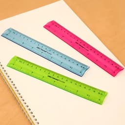 image-20cm, 30cm tape, flexible ruler multicolor students is not easy to break ruler school office stationery