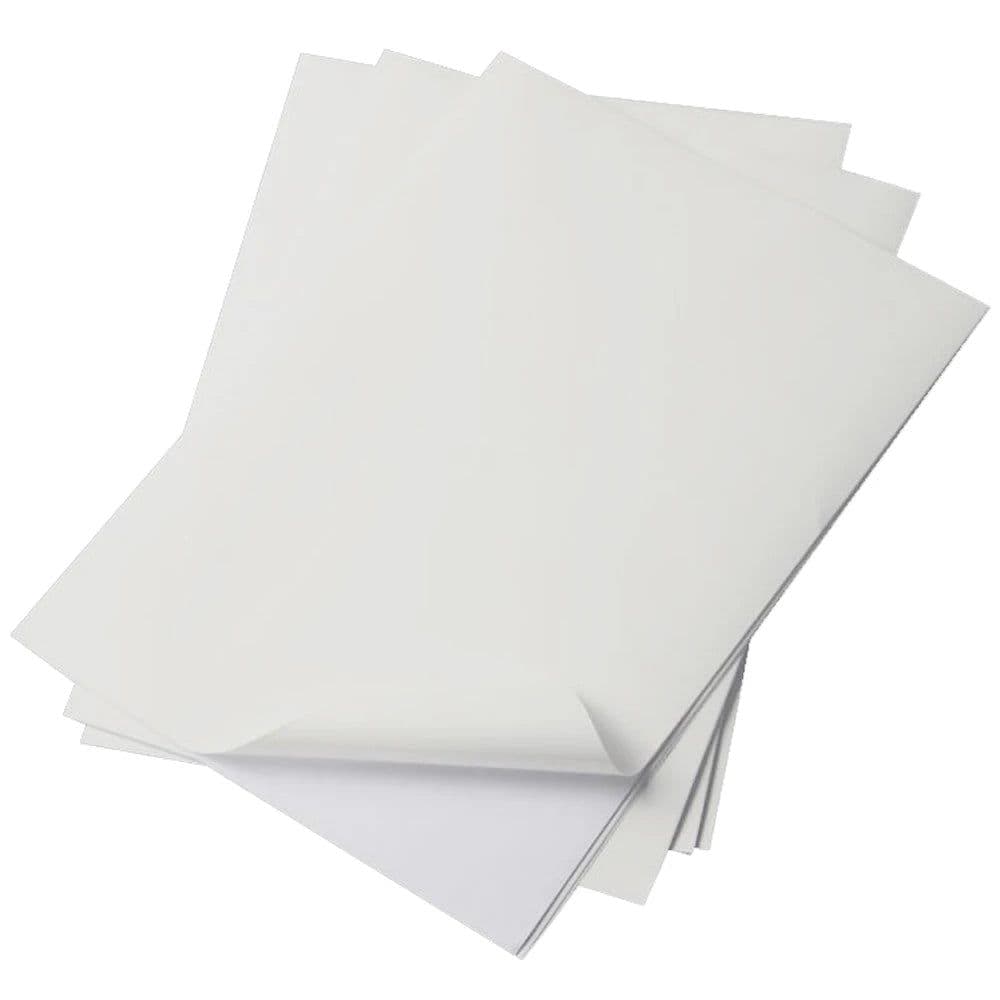 image-Waterproof A4 Blank Matte White Adhesive Vinyl Sticker Label Paper for Laser Printer