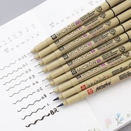 image-7/9/11/12 pcs Sakura Pigma Micron Pen Needle drawing Pen Lot 005 01 02 03 04 05 08 Brush pen Art Markers
