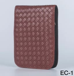 image-High Quality Top Great Black Brown Leather Pencil Case For 12 Fountain Or Roller Ball Pen Case