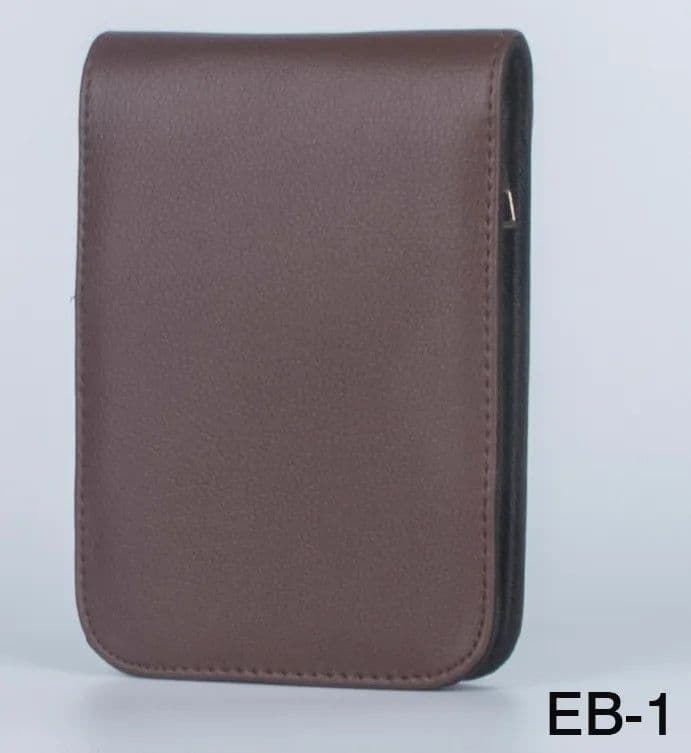 image-High Quality Top Great Black Brown Leather Pencil Case For 12 Fountain Or Roller Ball Pen Case