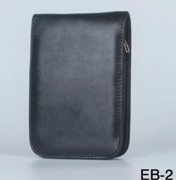 image-High Quality Top Great Black Brown Leather Pencil Case For 12 Fountain Or Roller Ball Pen Case