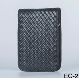 image-High Quality Top Great Black Brown Leather Pencil Case For 12 Fountain Or Roller Ball Pen Case
